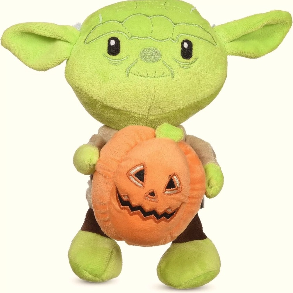 STAR WARS Halloween Yoda Pumpkin Plushie
